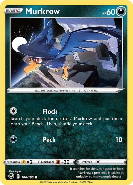 Murkrow (106/195) (SWSH12: Silver Tempest)