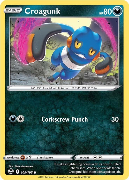 Croagunk (109/195) (SWSH12: Silver Tempest)