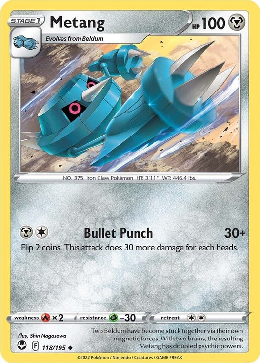 Metang (118/195) (SWSH12: Silver Tempest)