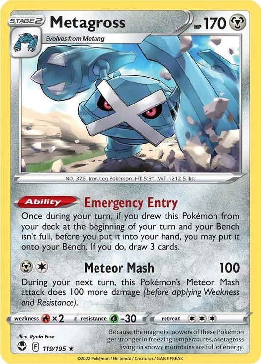 Metagross (119/195) (SWSH12: Silver Tempest)