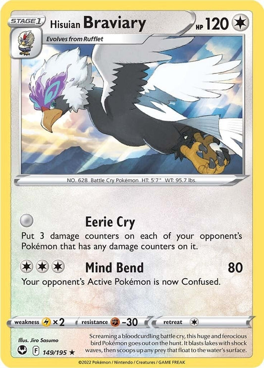 Hisuian Braviary (149/195) (SWSH12: Silver Tempest)