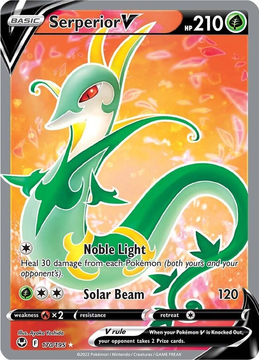 Serperior V (Full Art) (170/195) (SWSH12: Silver Tempest)