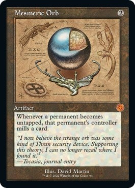 Mesmeric Orb (Schematic) (94) (The Brothers' War: Retro Frame Artifacts)