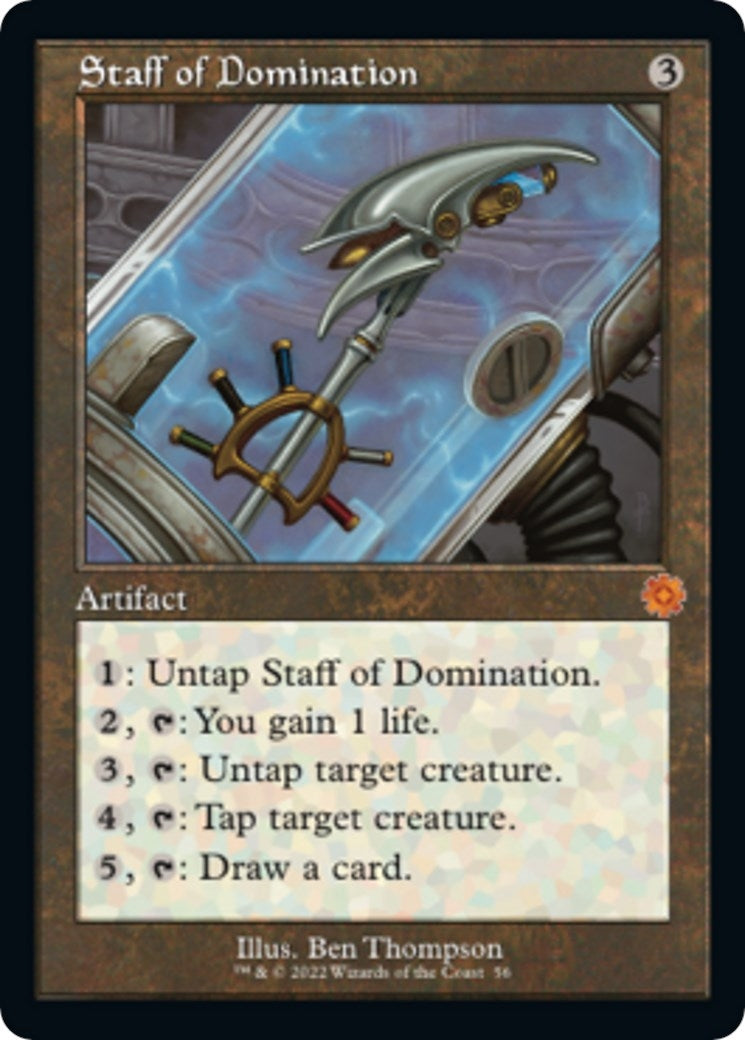 Image for Staff of Domination (56) (The Brothers' War: Retro Frame Artifacts) - Magic: The Gathering