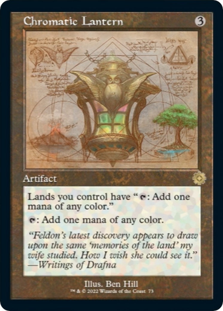 Chromatic Lantern (Schematic) (73) (The Brothers' War: Retro Frame Artifacts)