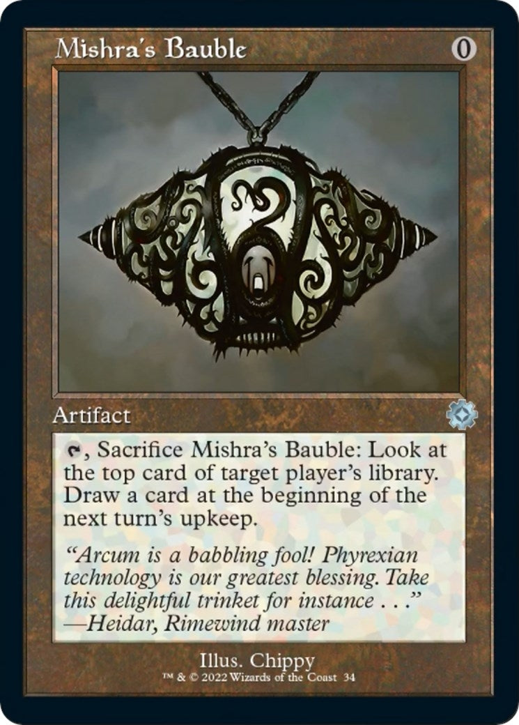 Mishra's Bauble (34) (The Brothers' War: Retro Frame Artifacts)