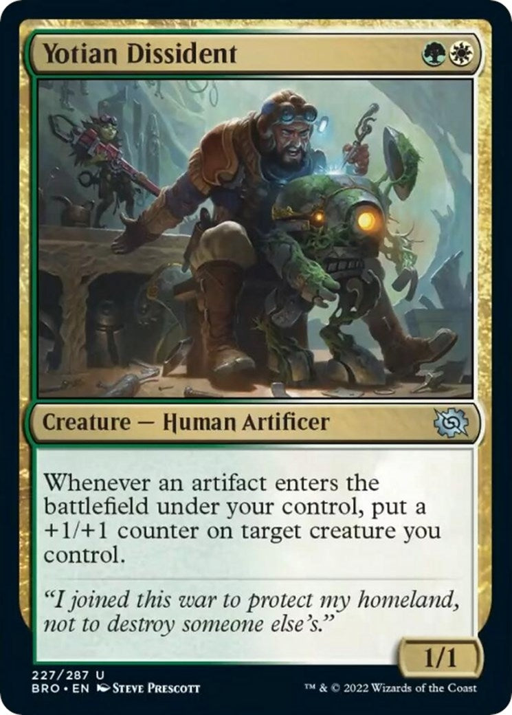 Image for Yotian Dissident (227) (The Brothers' War) - Magic: The Gathering