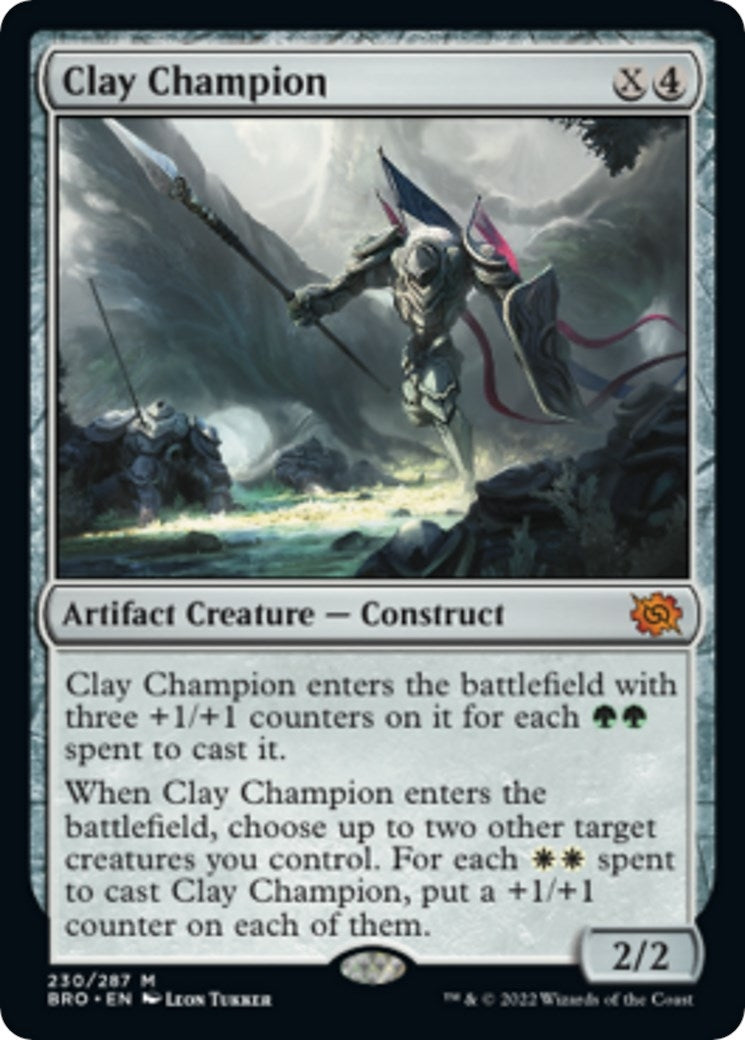 Image for Clay Champion (230) (The Brothers' War) - Magic: The Gathering