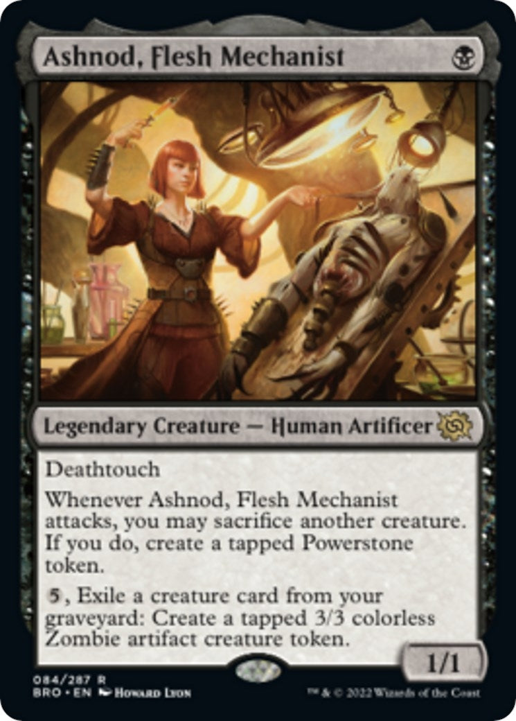 Image for Ashnod, Flesh Mechanist (84) (The Brothers' War) - Magic: The Gathering