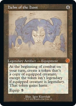 Image for Helm of the Host (Schematic) (82) (The Brothers' War: Retro Frame Artifacts) - Magic: The Gathering