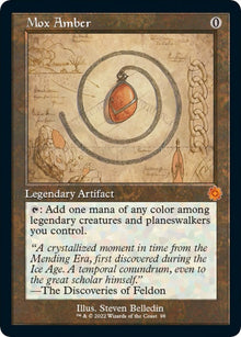 Image for Mox Amber (Schematic) (98) (The Brothers' War: Retro Frame Artifacts) - Magic: The Gathering