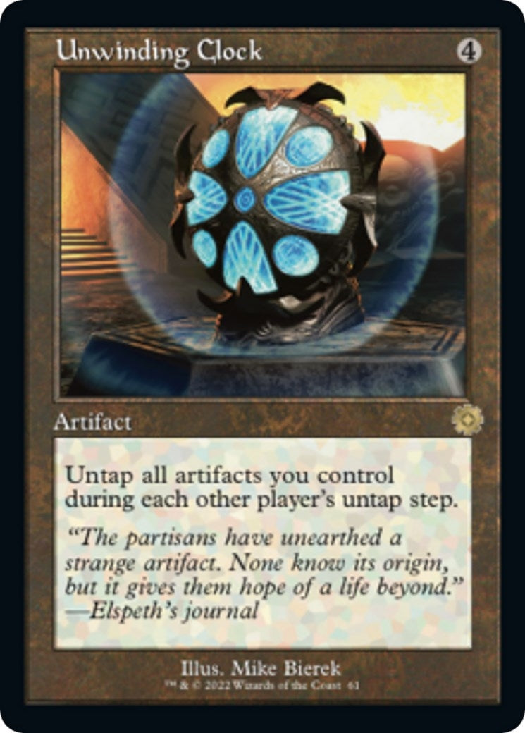 Unwinding Clock (61) (The Brothers' War: Retro Frame Artifacts)