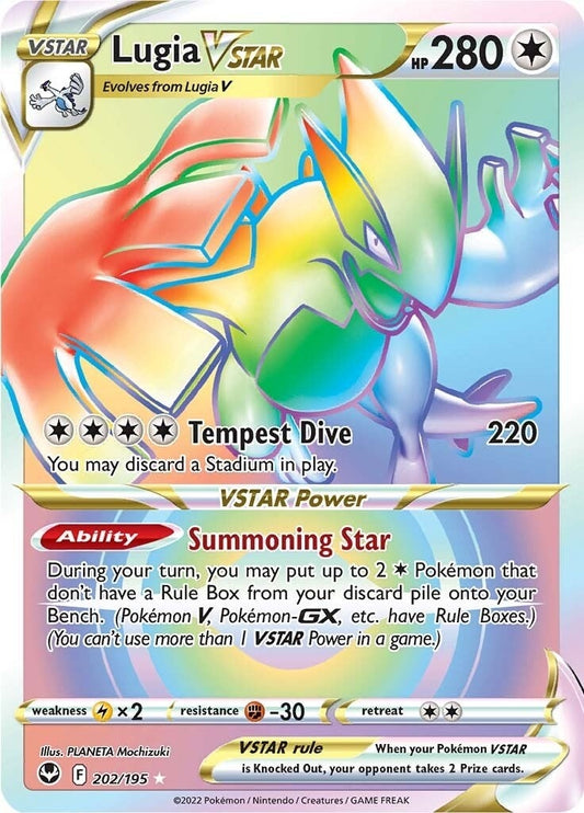Lugia VSTAR (Secret) (202) (202/195) (SWSH12: Silver Tempest)
