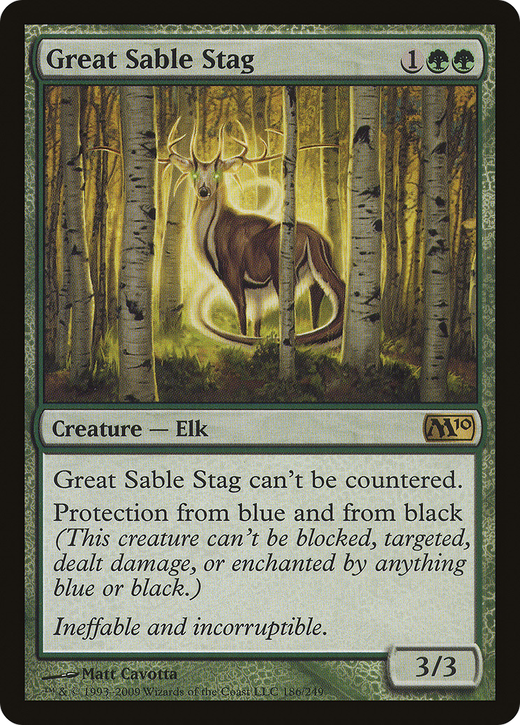 Great Sable Stag (186) (M10)