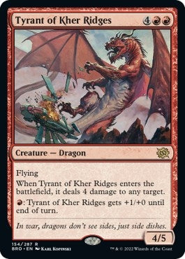 Image for Tyrant of Kher Ridges (154) (The Brothers' War) - Magic: The Gathering