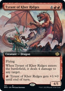 Tyrant of Kher Ridges (Extended Art) (341) (The Brothers' War)