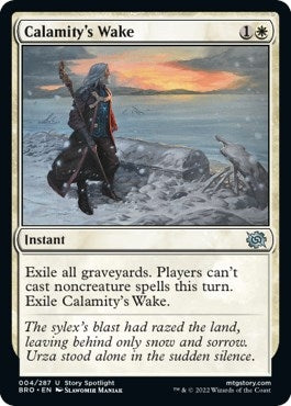 Image for Calamity's Wake (4) (The Brothers' War) - Magic: The Gathering
