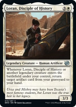 Image for Loran, Disciple of History (13) (The Brothers' War) - Magic: The Gathering