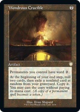 Image for Wondrous Crucible (Retro Frame) (20) (The Brothers' War) - Magic: The Gathering