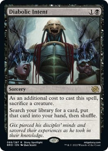 Diabolic Intent (89) (The Brothers' War)