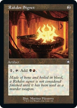 Image for Rakdos Signet (Retro Frame) (156) (The Brothers' War) - Magic: The Gathering