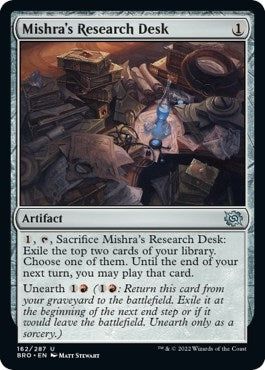 Mishra's Research Desk (162) (The Brothers' War)