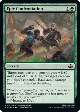 Image for Epic Confrontation (176) (The Brothers' War) - Magic: The Gathering