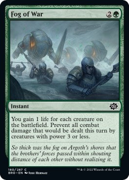 Image for Fog of War (180) (The Brothers' War) - Magic: The Gathering