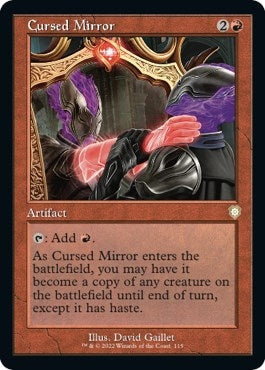 Image for Cursed Mirror (Retro Frame) (115) (The Brothers' War) - Magic: The Gathering