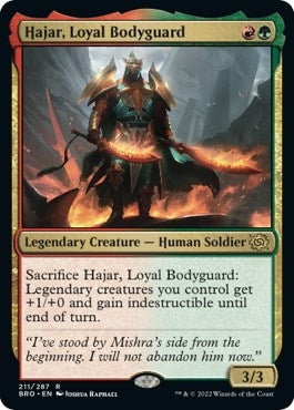 Image for Hajar, Loyal Bodyguard (211) (The Brothers' War) - Magic: The Gathering
