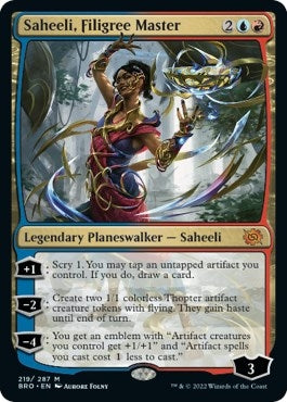 Image for Saheeli, Filigree Master (219) (The Brothers' War) - Magic: The Gathering
