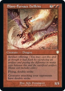Image for Blast-Furnace Hellkite (Retro Frame) (12) (The Brothers' War) - Magic: The Gathering