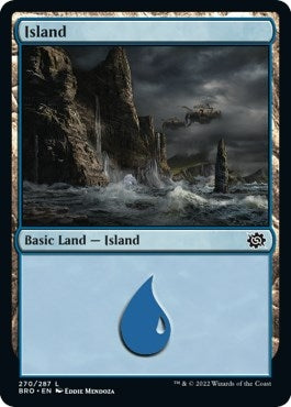 Image for Island (270) (270) (The Brothers' War) - Magic: The Gathering