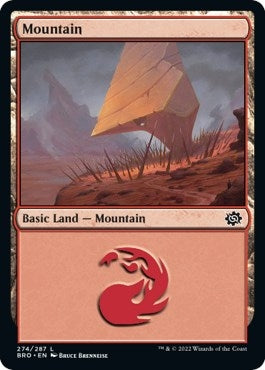 Image for Mountain (274) (274) (The Brothers' War) - Magic: The Gathering