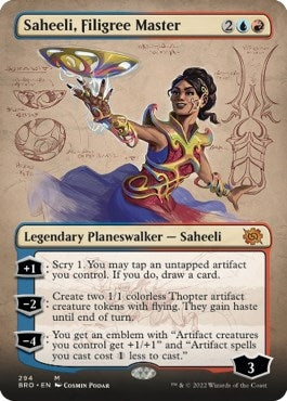 Saheeli, Filigree Master (Borderless) (294) (The Brothers' War)