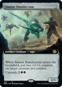 Simian Simulacrum (Extended Art) (352) (The Brothers' War)