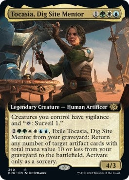Tocasia, Dig Site Mentor (Extended Art) (360) (The Brothers' War)