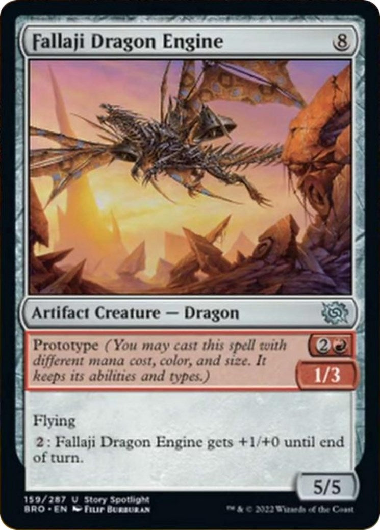 Image for Fallaji Dragon Engine (159) (The Brothers' War) - Magic: The Gathering