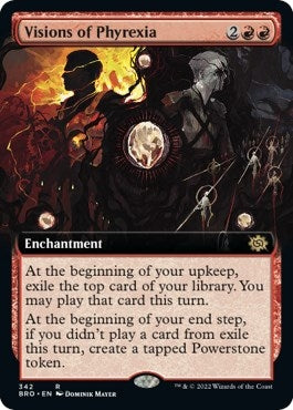 Visions of Phyrexia (Extended Art) (342) (The Brothers' War)