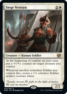 Siege Veteran (25) (The Brothers' War)