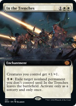 Image for In the Trenches (Extended Art) (301) (The Brothers' War) - Magic: The Gathering