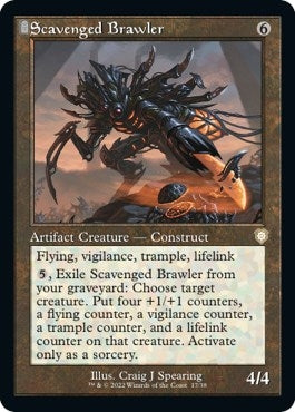 Image for Scavenged Brawler (Retro Frame) (17) (The Brothers' War) - Magic: The Gathering