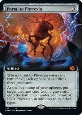 Image for Portal to Phyrexia (Extended Art) (365) (The Brothers' War) - Magic: The Gathering