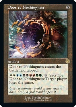Image for Door to Nothingness (14) (The Brothers' War: Retro Frame Artifacts) - Magic: The Gathering