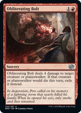 Obliterating Bolt (145) (The Brothers' War)