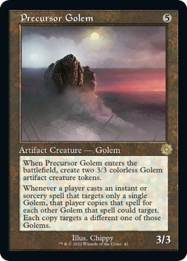 Precursor Golem (42) (The Brothers' War: Retro Frame Artifacts)