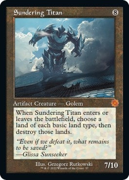 Sundering Titan (57) (The Brothers' War: Retro Frame Artifacts)