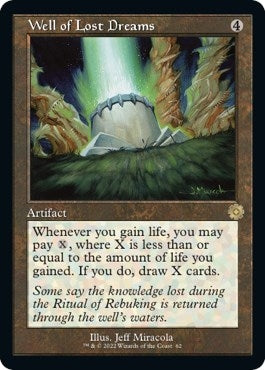 Image for Well of Lost Dreams (62) (The Brothers' War: Retro Frame Artifacts) - Magic: The Gathering
