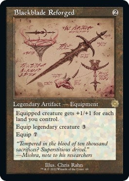 Blackblade Reforged (Schematic) (69) (The Brothers' War: Retro Frame Artifacts)