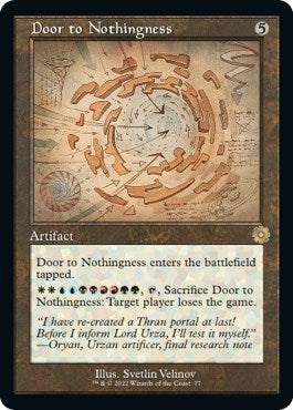 Door to Nothingness (Schematic) (77) (The Brothers' War: Retro Frame Artifacts)
